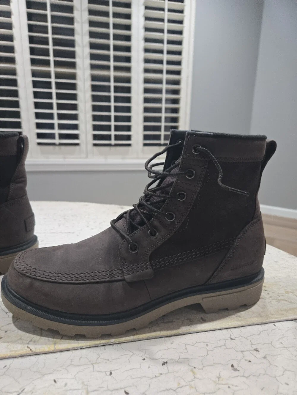 Sorel Carson Waterproof Boots 2028241205 Brown Men's 9.5q